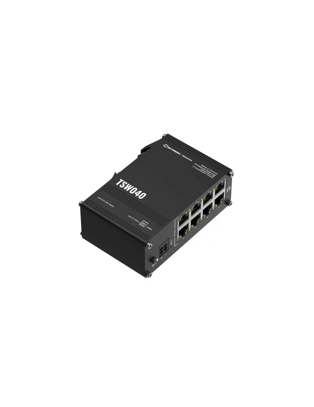 Teltonika Industrial 8 port PoE+ Switch | TTK-TSW040