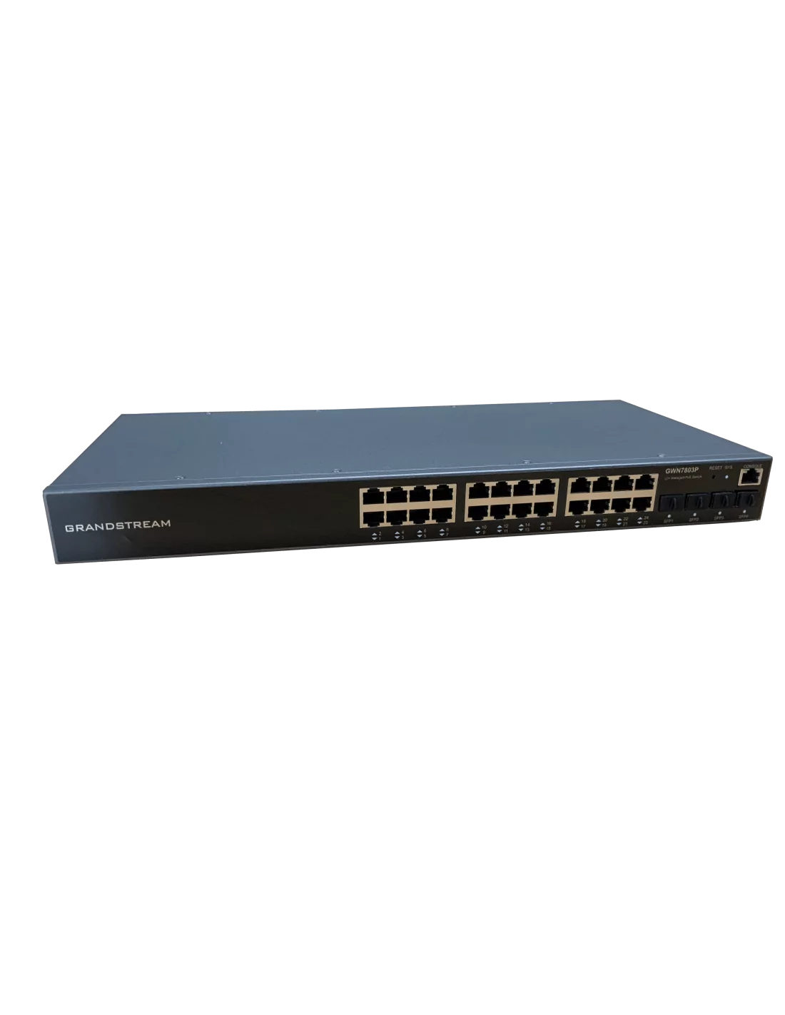 Grandstream Enterprise L2 24 port Managed GbE PoE+ Switch 370W | GWN7803P
