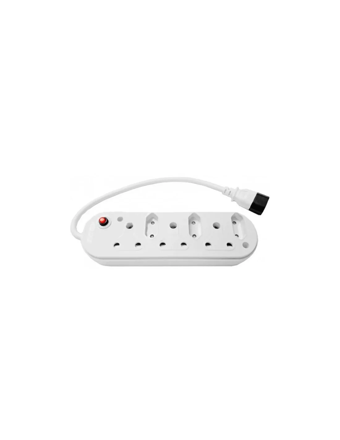 Acconet 6 Way Multiplug with 3x 16A SA and 3x 5A 2 Pin Sockets | AC-MPLUG-IEC-6
