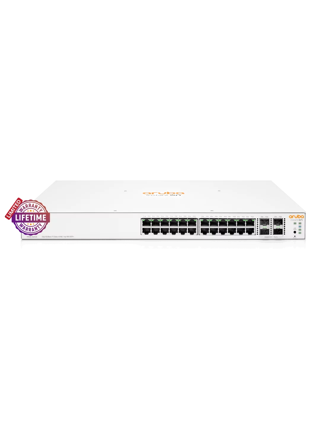 HPE Networking Instant On 1930 4SFP + 24 Port 195W Switch | ARU-IO-SW193024G-195W
