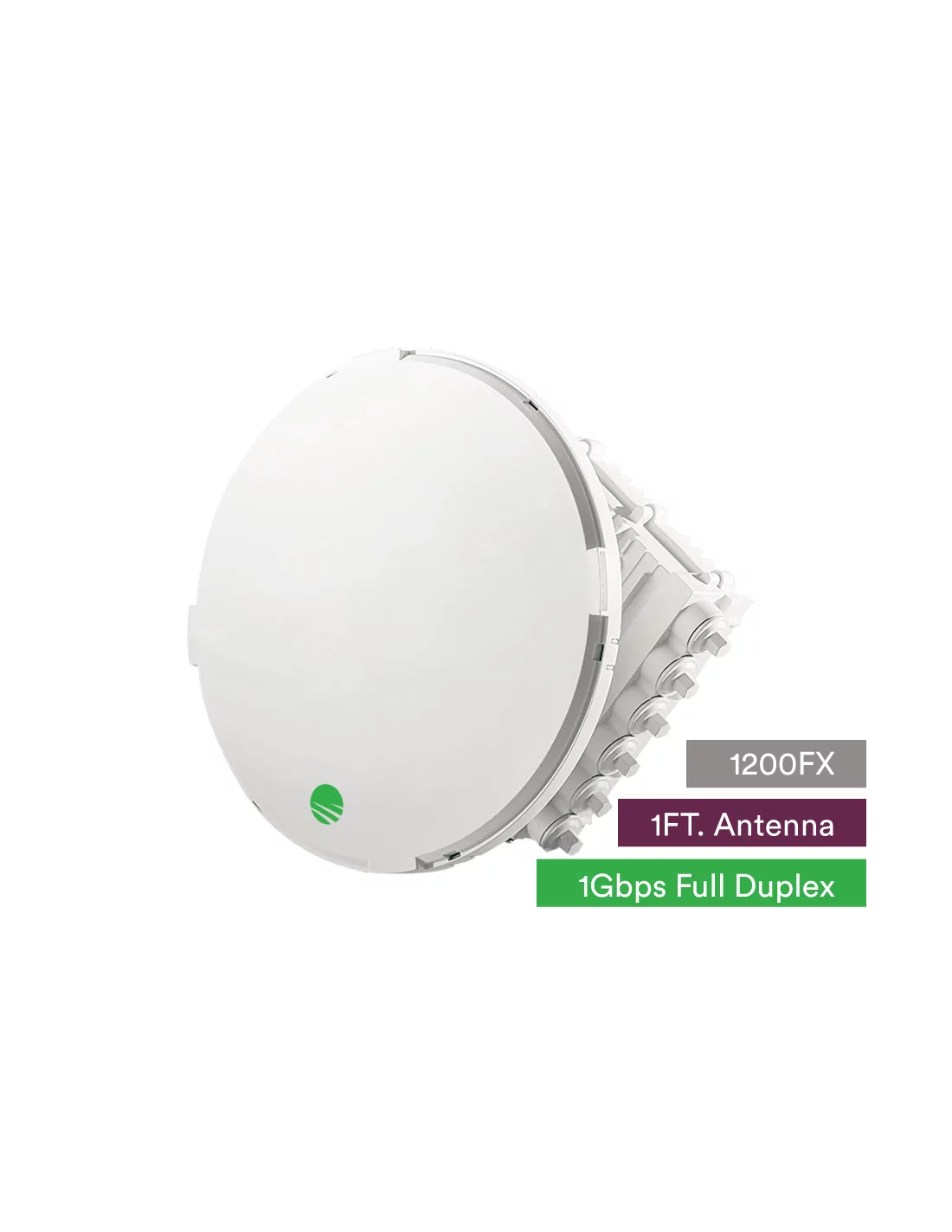 Siklu E-Band (80GHz) PTP link FDD 1Gbps. 1ft EXT antenna