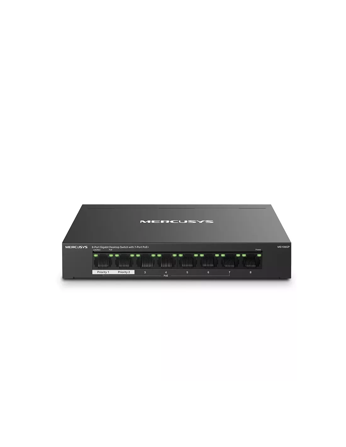 Mercusys 8-Port Gigabit PoE Desktop Switch | MRC-MS108GP