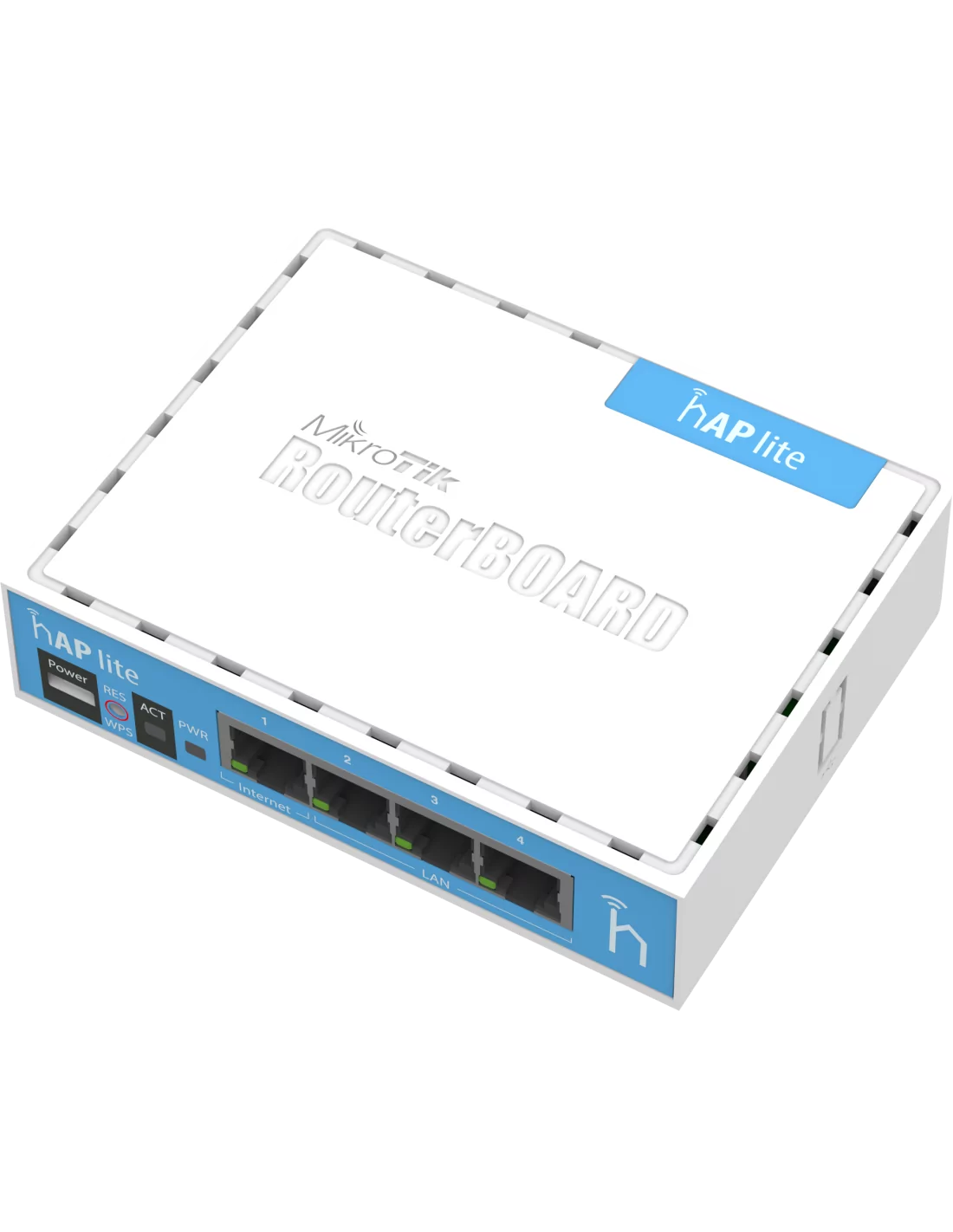 MikroTik hAP lite - 2.4GHz desktop Wi-Fi Router - mountable