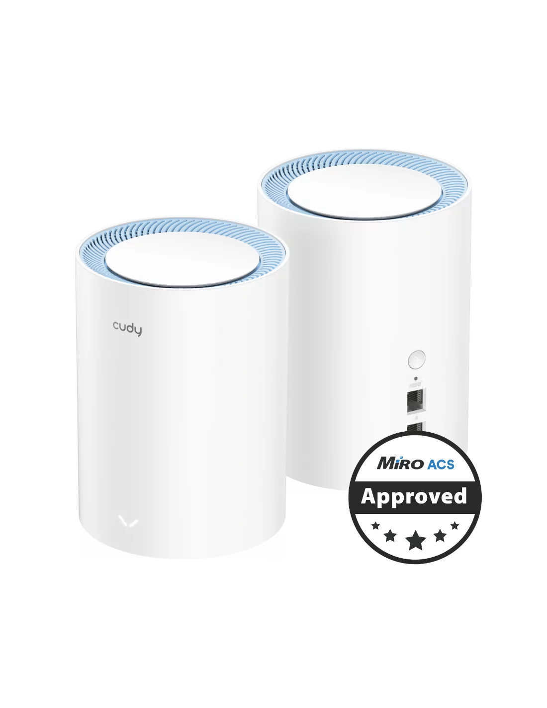 Cudy Dual Band 1200Mbps WiFi 5 Fast Ethernet Mesh 2 Pack | M1200 (2-Pack)