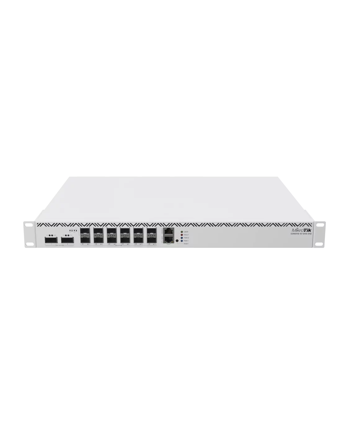 MikroTik Cloud Core Router with 12 Port SFP28 2 Port QSFP28 16 Core CPU | CCR2216-1G-12XS-2XQ