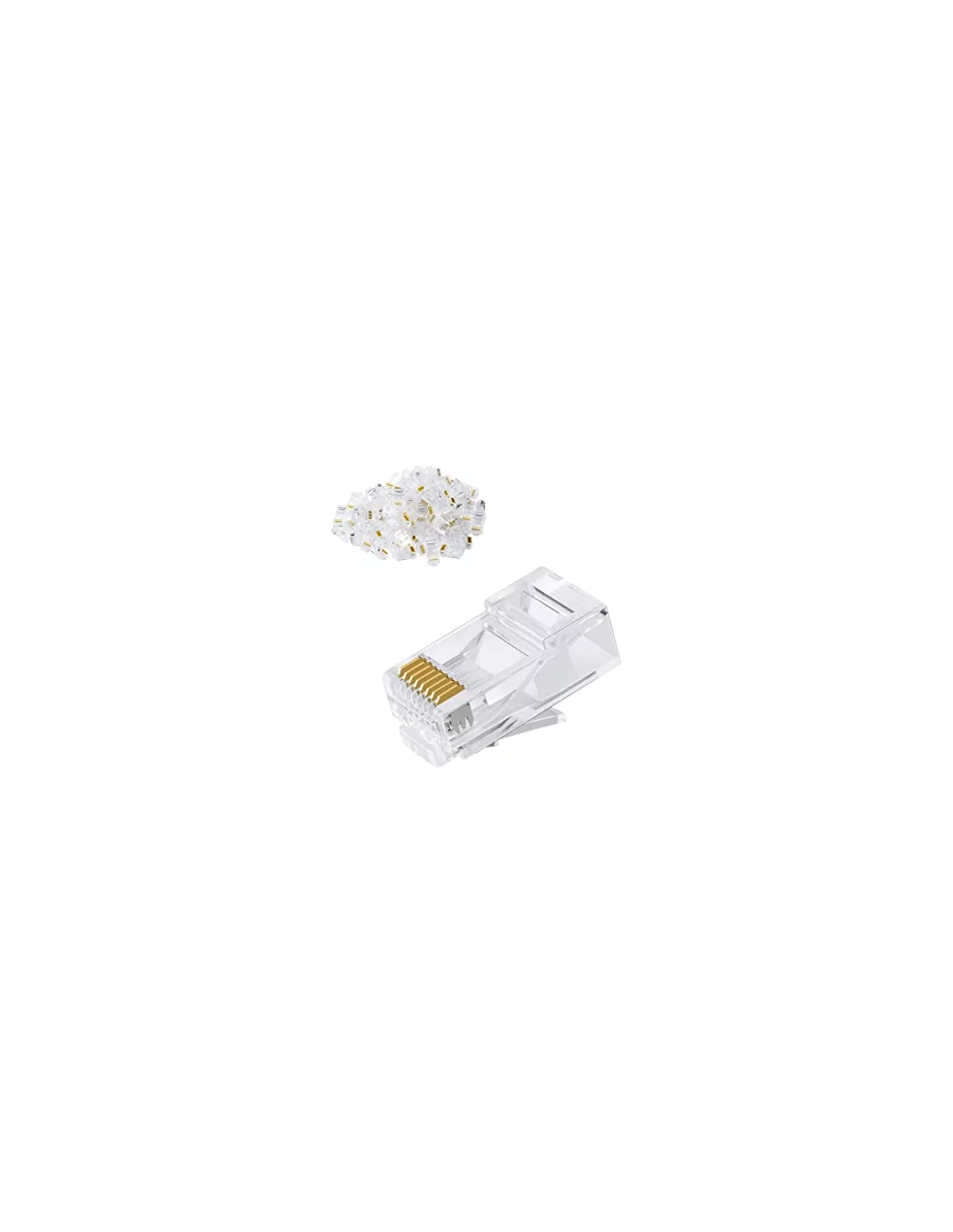 Acconet CAT6 RJ45 Connectors, Stranded/Solid Core, 50 Pack
