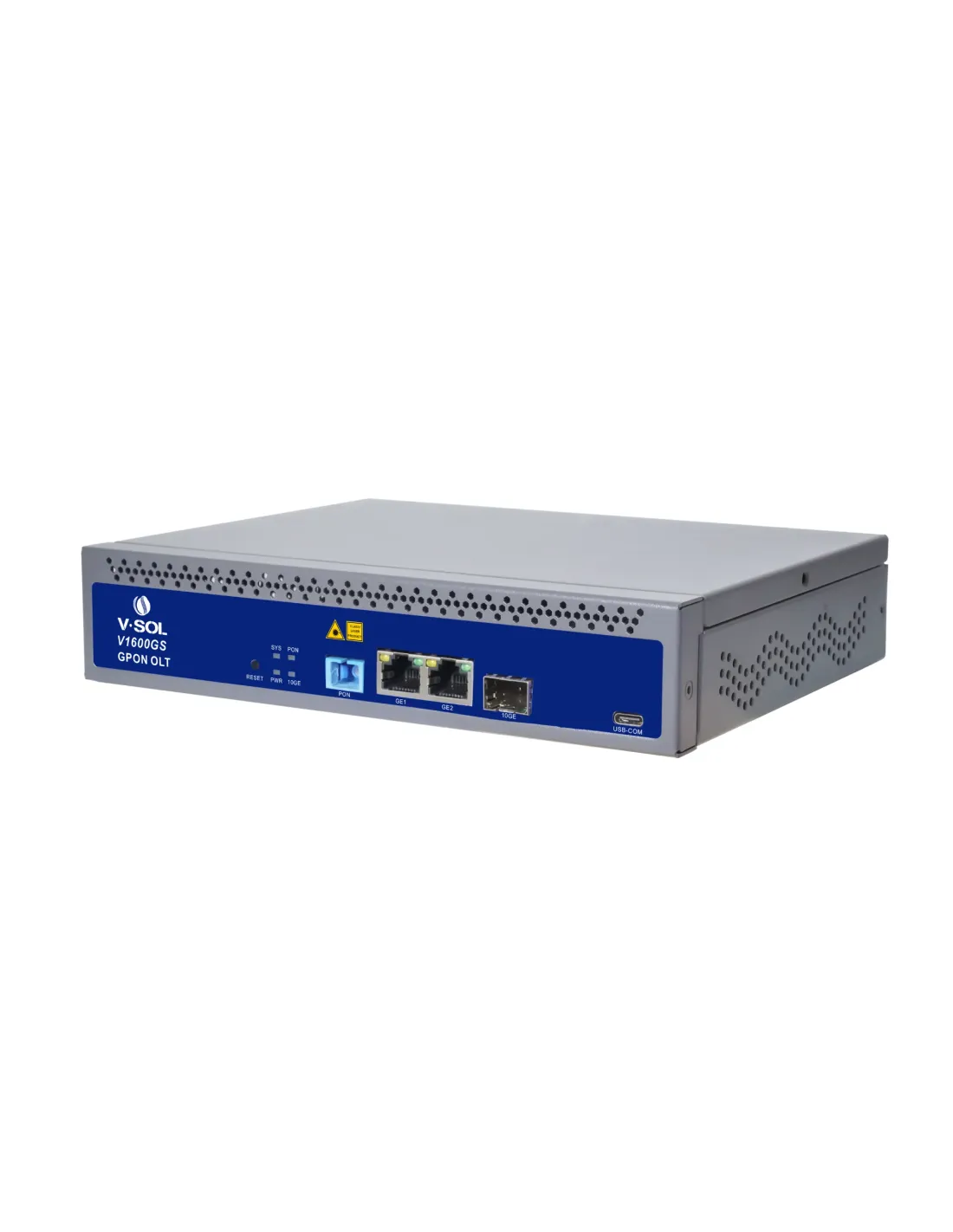 VSOL 1 Port GPON OLT with built-in C+++ GPON SFP 1:128 | V1600GS-F