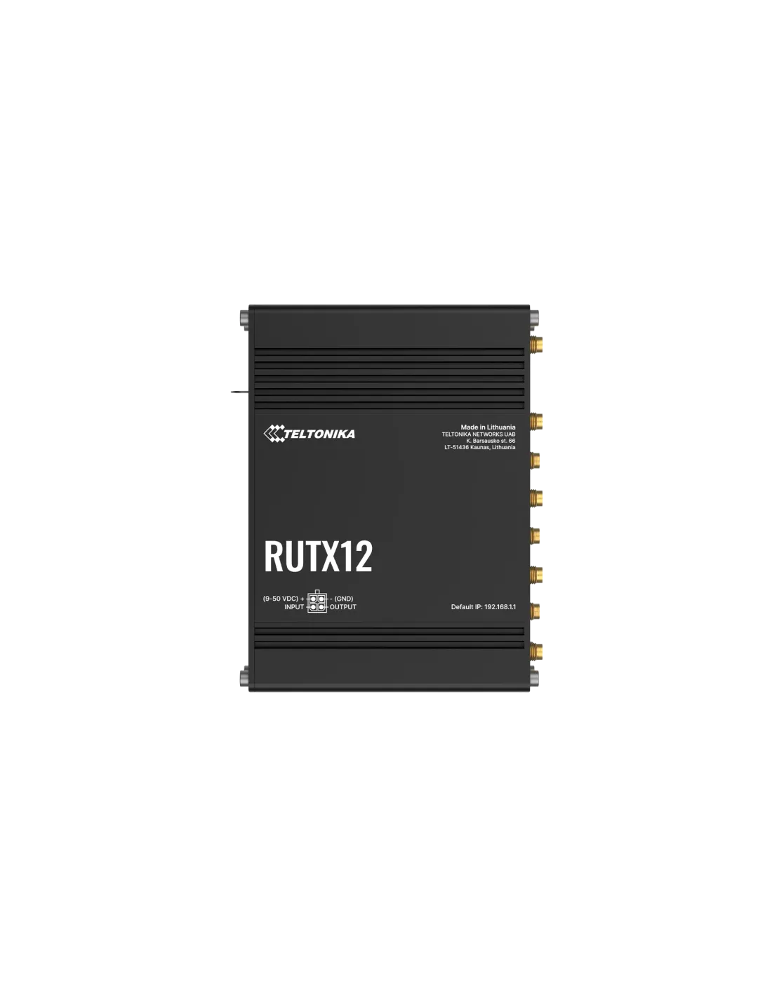 Teltonika Dual SIM Cat 6 Industrial Router | RUTX12