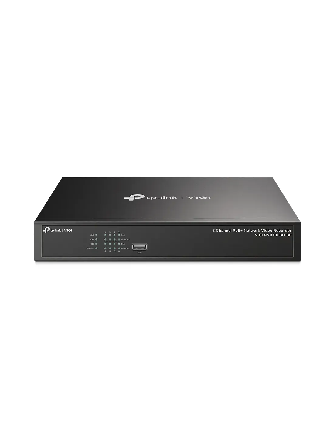 TP-Link VIGI NVR1008H 8-Channel 8MP PoE+ NVR | NVR1008H-8P