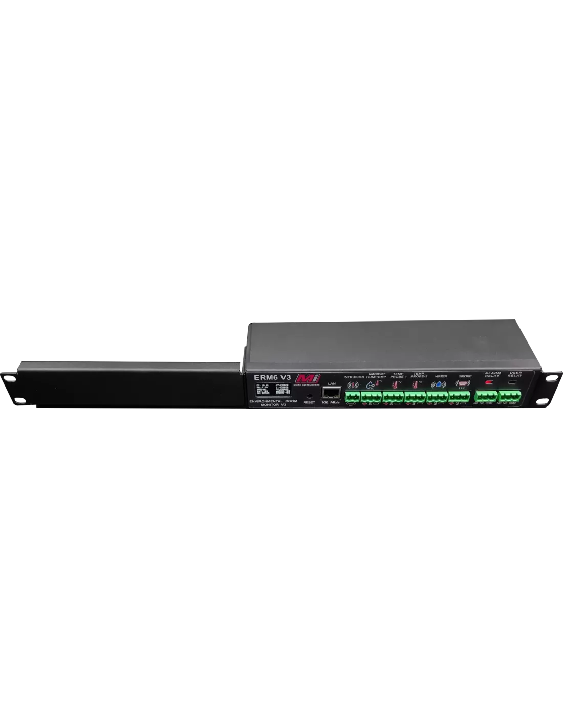 Micro Instruments – Rack Mount Server Room Environmental Monitor