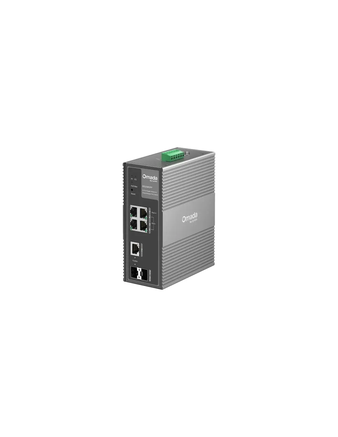 TP-Link Omada 10-Port Gigabit Industrial Easy Managed Switch with 6-Port PoE+ with 3-Port PoE+ and 1-Port PoE++