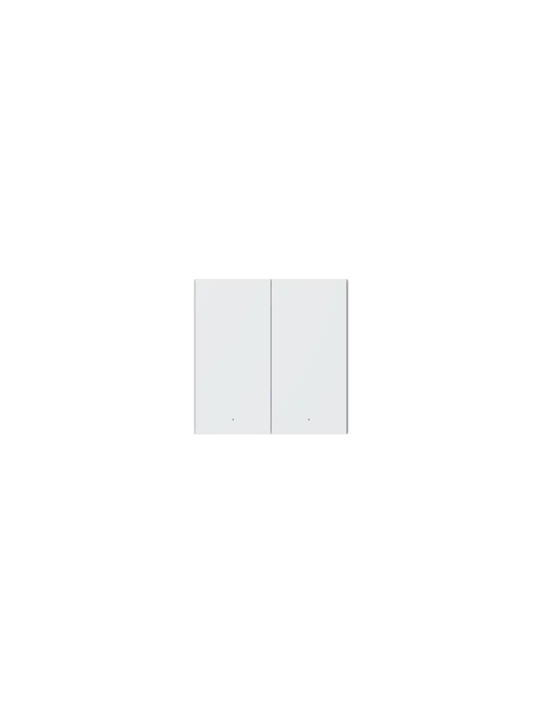 Aqara Smart Wall Switch H1 EU (With Neutral, Double Rocker) | WS-EUK04