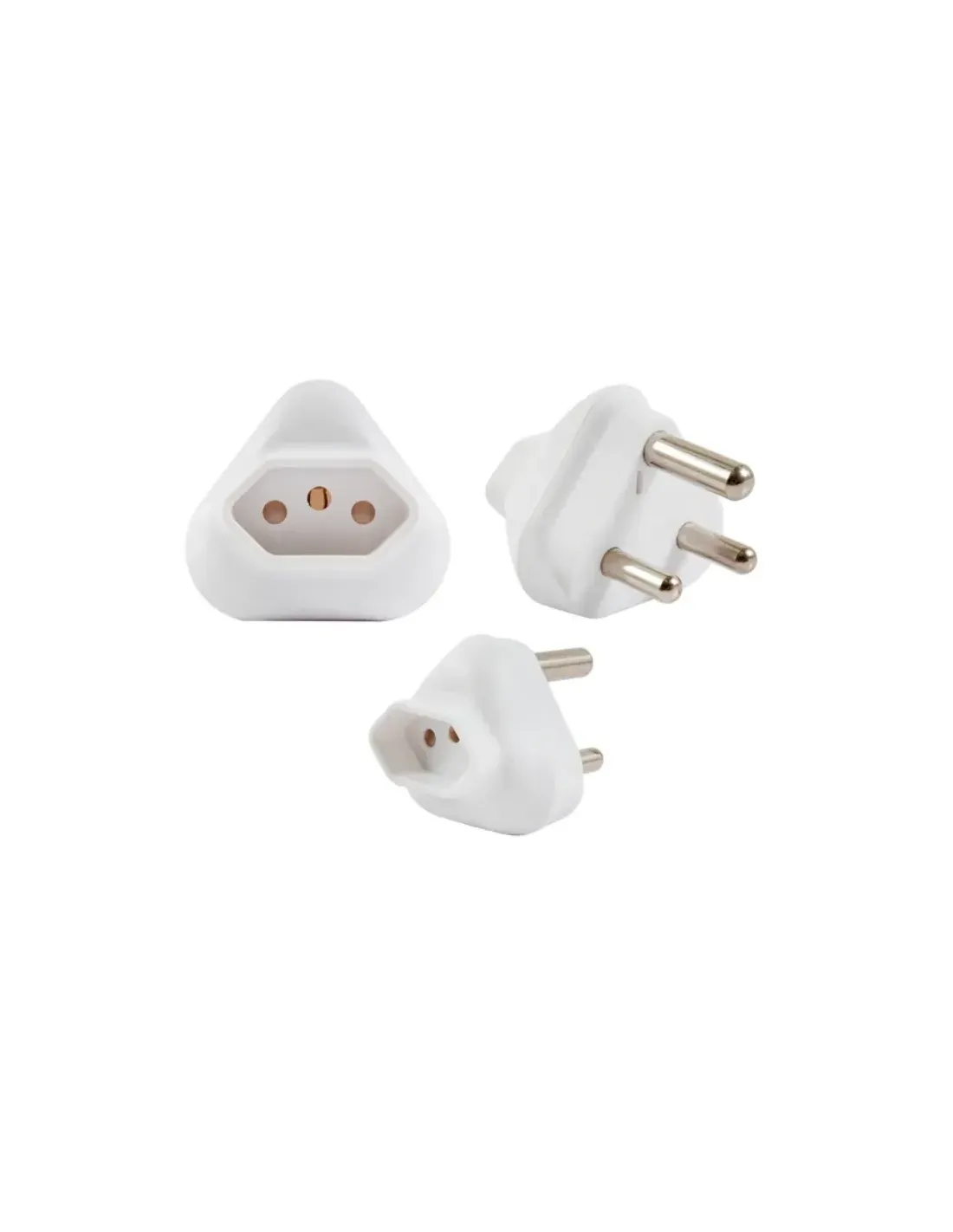 Acconet Adaptor with 1x16A 3 Pin Euro Plug to 3 Pin SA Plug | AC-PLUG- 3PIN-16A