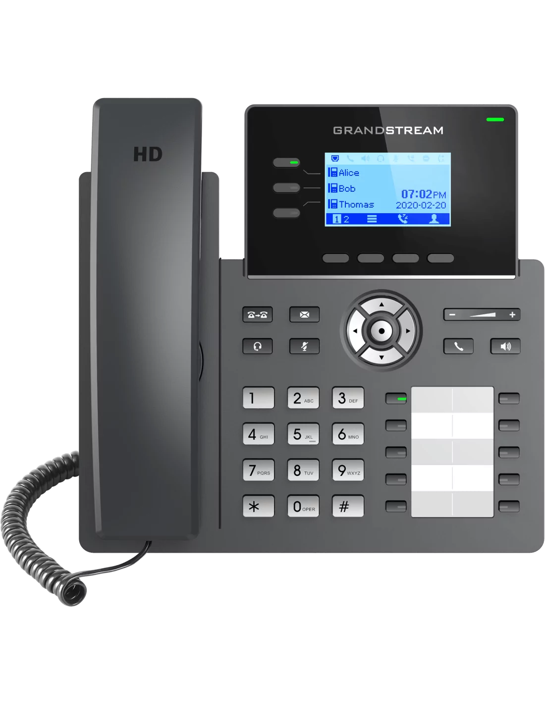 Grandstream 3-Line Gigabit Carrier Phone | GRP2604P