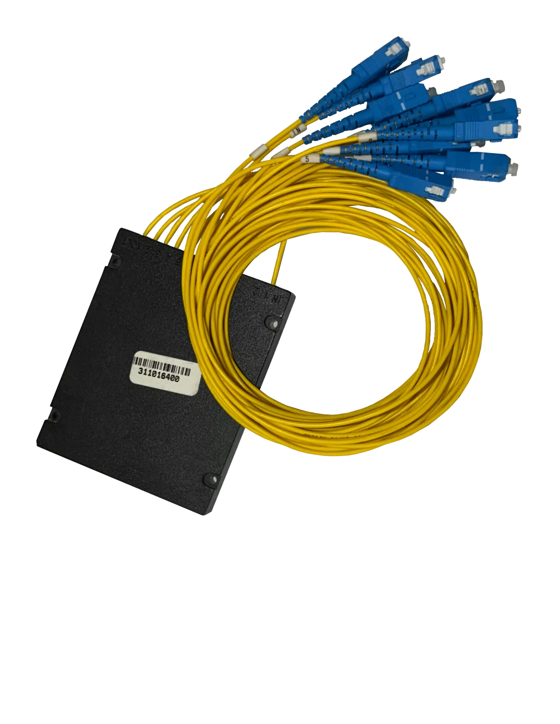 1:8 Optical Splitter with SC connectors, Box Shape