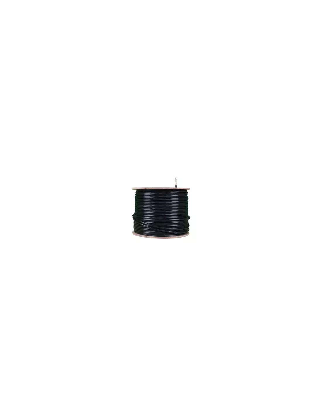 Acconet CAT6 UV Outdoor Ethernet Cable 305m Black Solid Core SF/TP Pull Box | CAT6U-305-SC