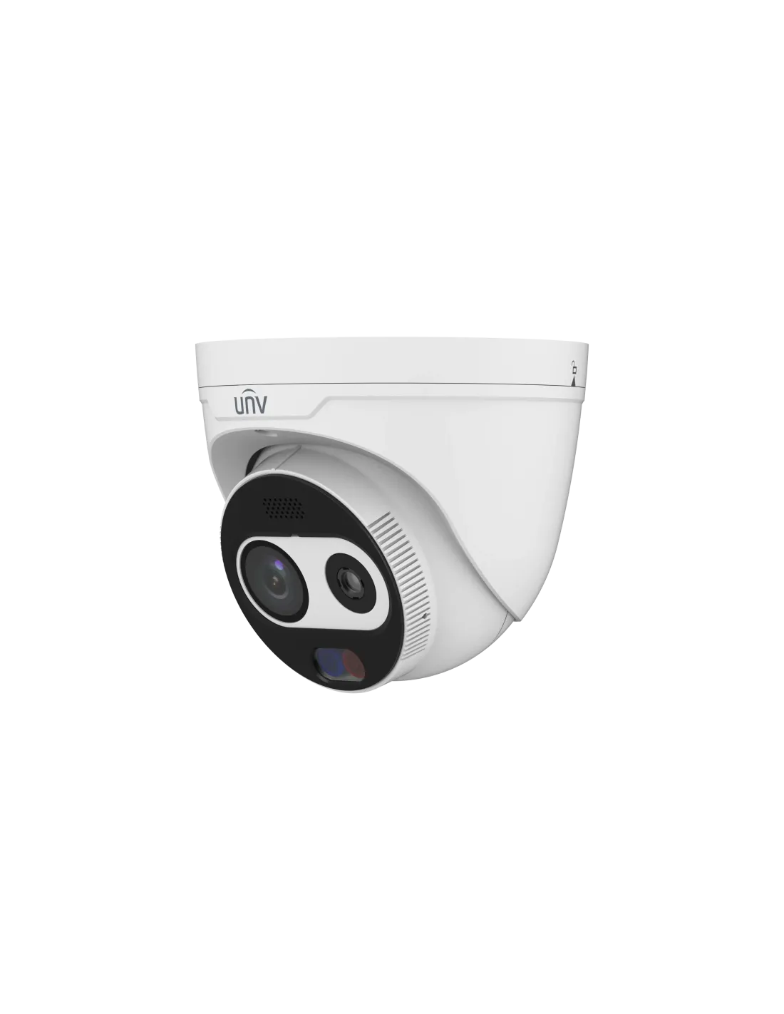 Uniview UNV 4MP Thermal Dual Spectrum Turret IP Camera 4mm(3mm Thermal) | TIC3612SA-F3-4F4AC-I1