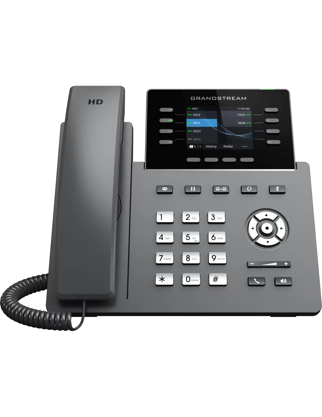 Grandstream 8 Line Carrier WiFi Desk Phone | GRP2624