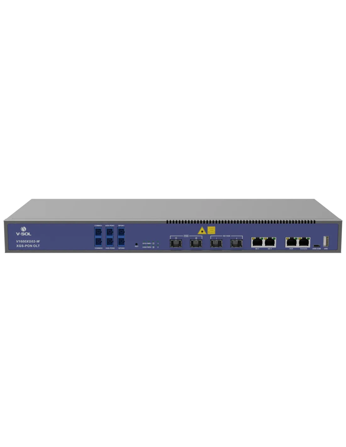 VSOL 2 Port XG/XGS PON OLT with built-in WDM | V1600XG02-W