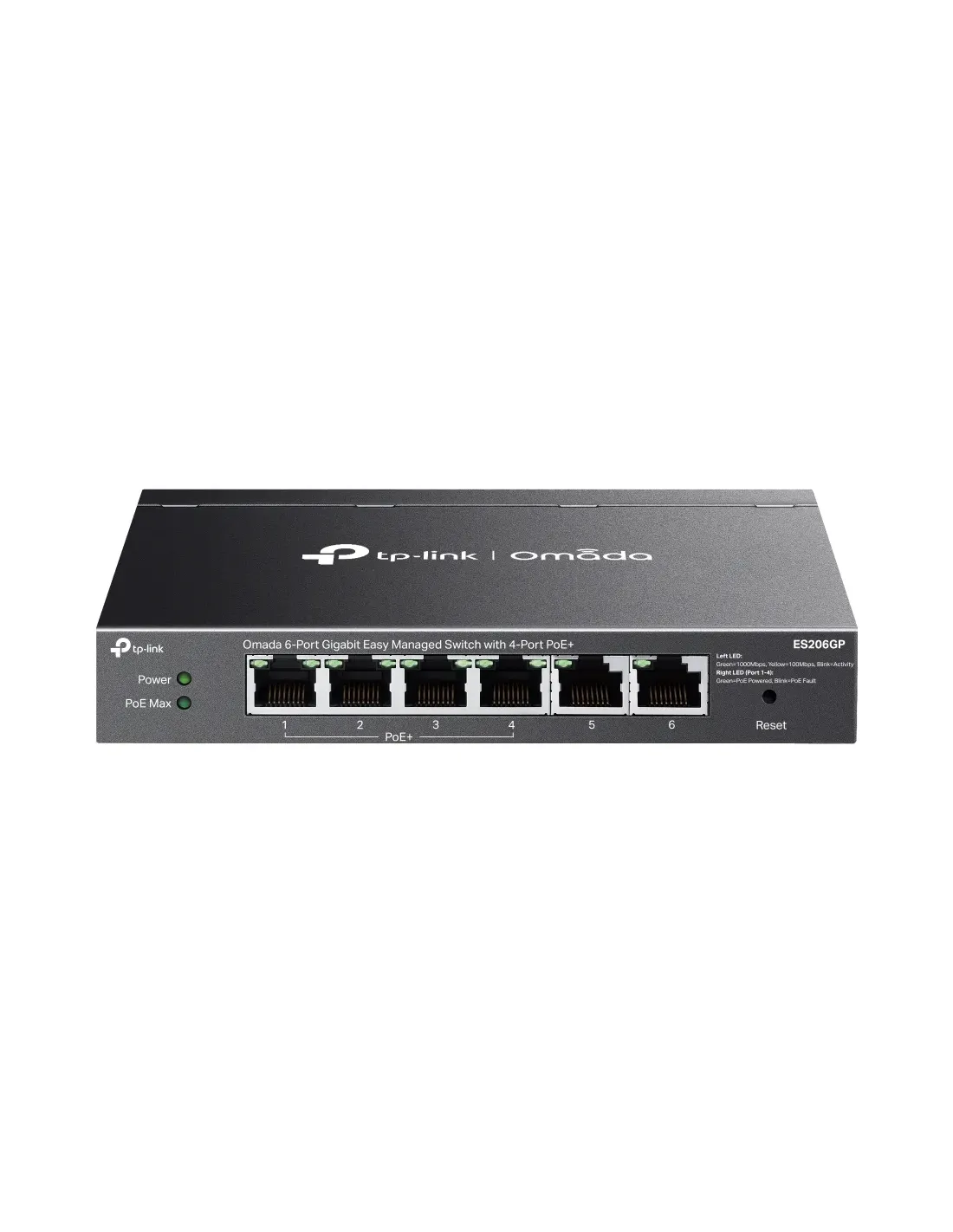 TP-Link Omada 6-Port Gigabit Easy Managed Switch with 4-Port PoE+
