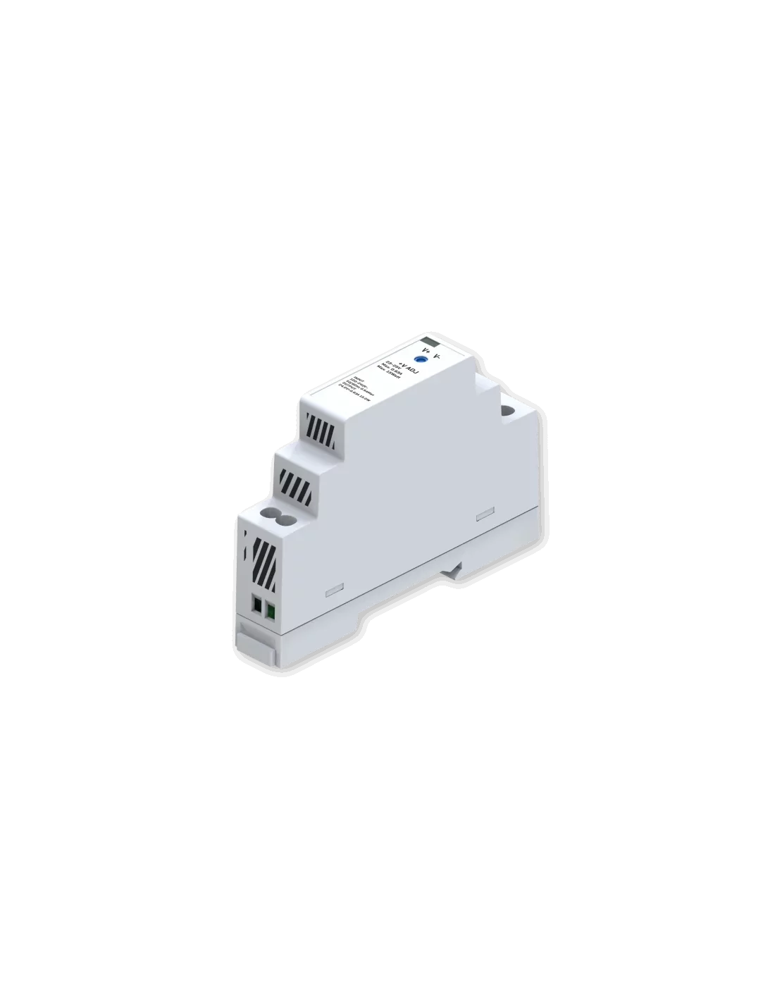 Teltonika Din Rail Supply, 15W, Input Voltage 90-264 VoltsAC, Output Voltage 24 VoltsDC, 35 mm DIN-R