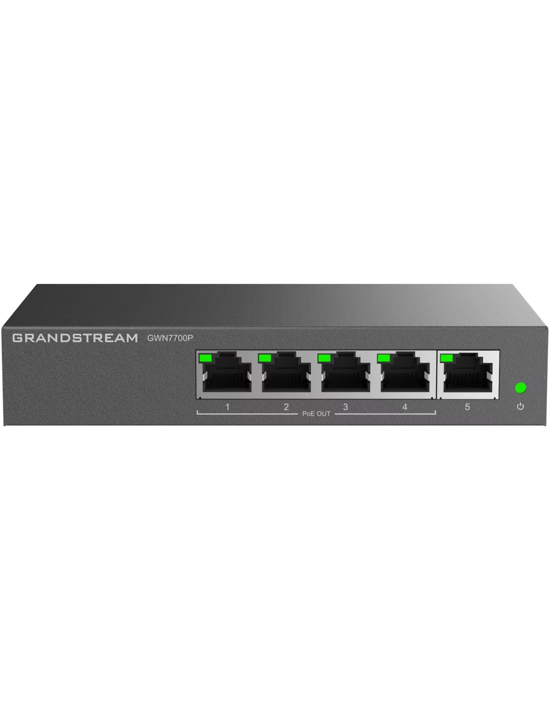 Grandstream Enterprise 5 port Unmanaged GbE PoE Switch - 60W | GWN7700P