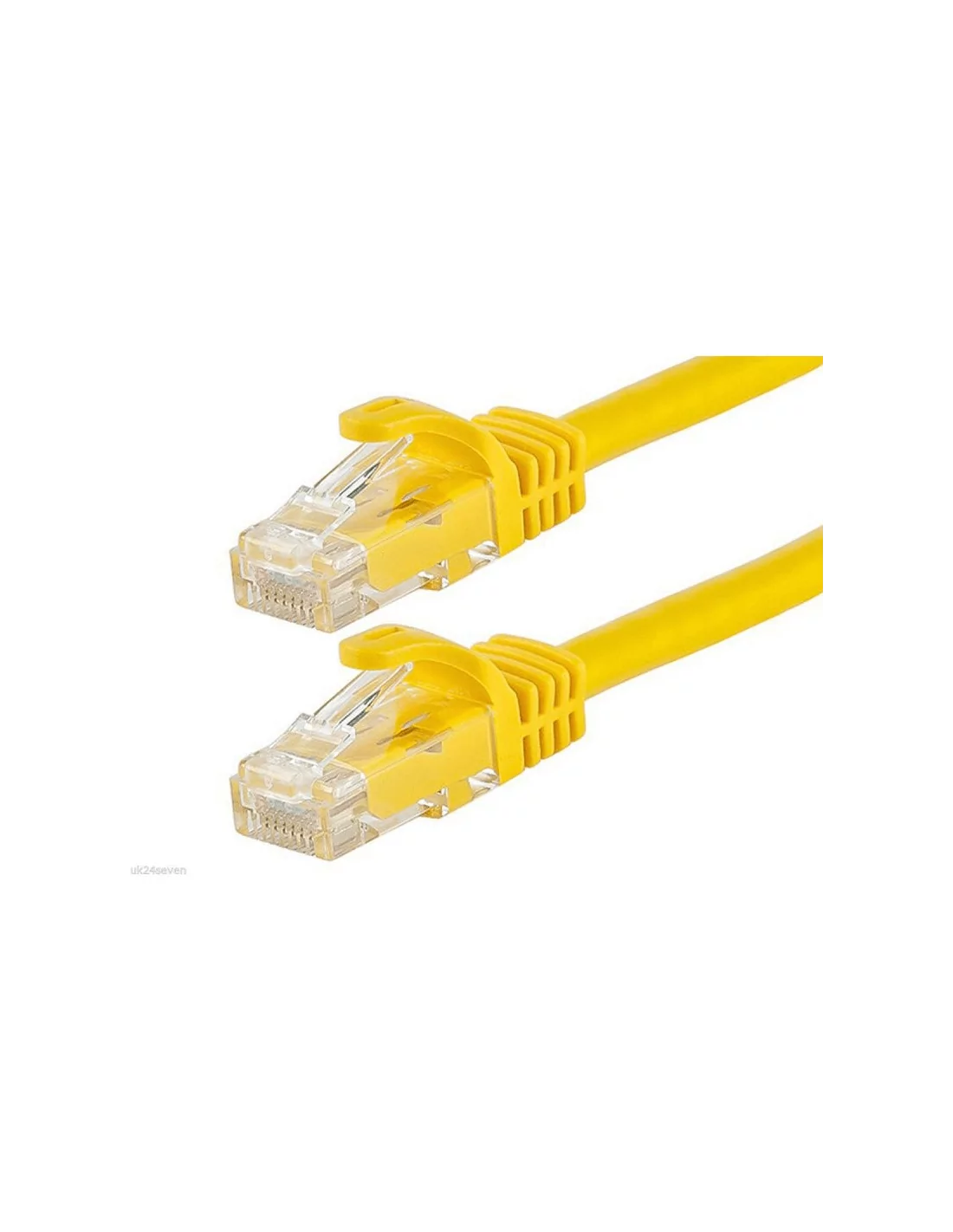 Acconet CAT6 1m UTP Flylead (Patch Lead) Yellow | CAT6-FLY-1-YELLOW